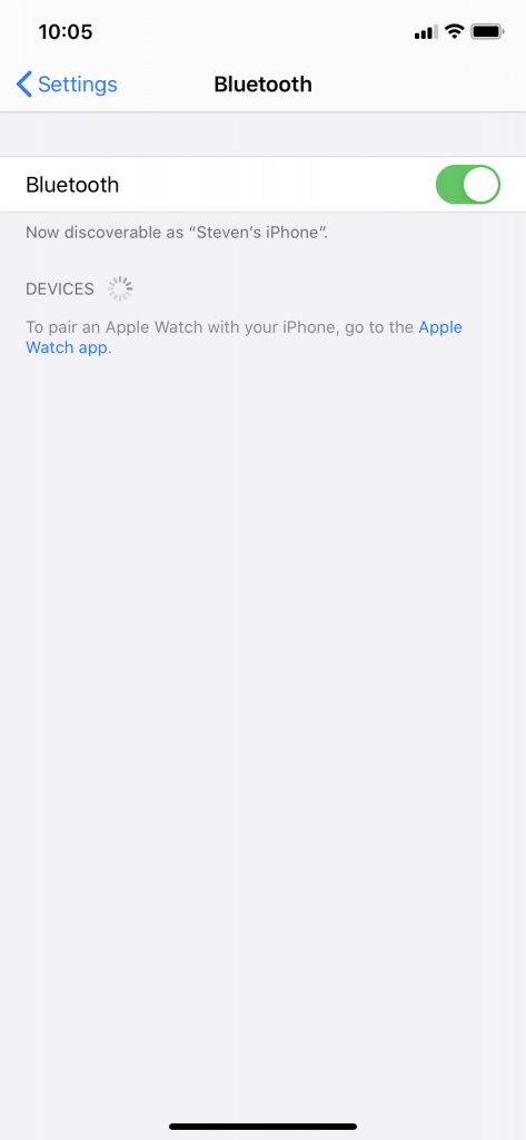 Asegúrese de que su dispositivo esté configurado para AirPods