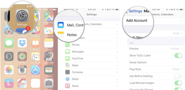 Transferir datos del iPhone al honor a través de Google