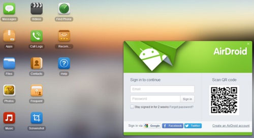 Obtenga una copia de seguridad del teléfono Android en Mac con Airdroid