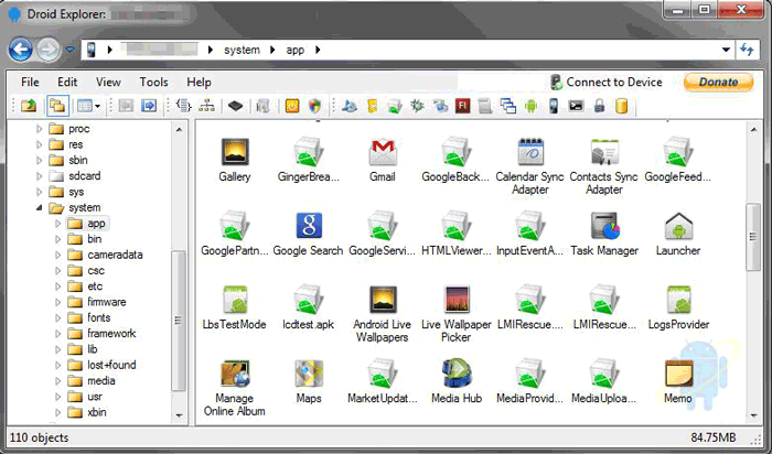 Administrador de Android para Windows Desktop