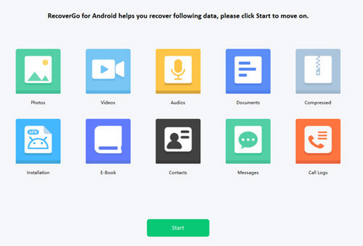 Software de recuperación de Android como Itoolab Recovergo