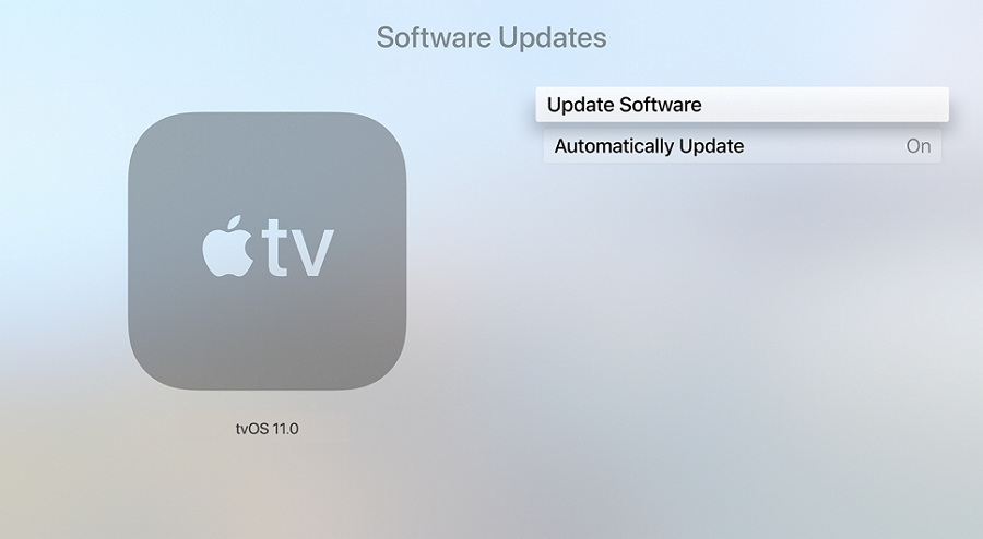 Actualizar los tvos