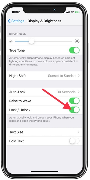 Asegúrese de que Auto-Lock esté activado