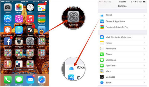 Exportar música de iPhone a iCloud