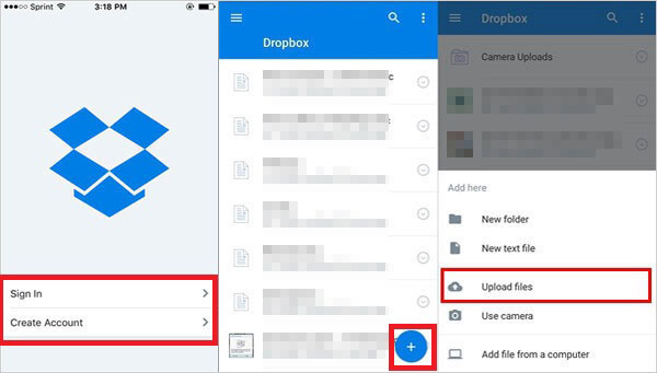 Realice una copia de seguridad del teléfono Android con Dropbox