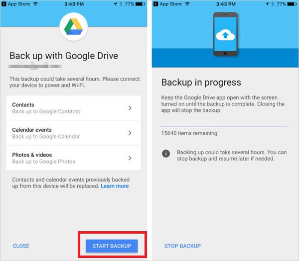 Haga una copia de seguridad del teléfono Android sin root usando Google