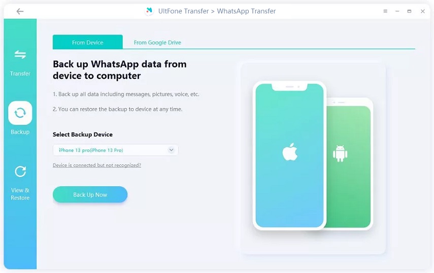 copia de seguridad de iPhone whatsapp a la computadora