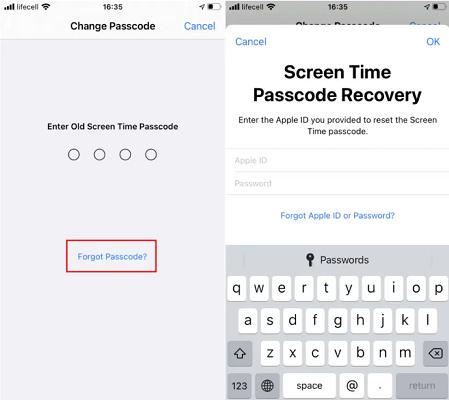 Desactivar el código de contraseña del tiempo de pantalla iOS 17