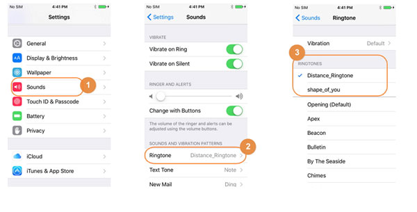 Cambiar tonos de llamada en iPhone
