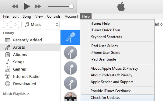 Actualizar iTunes para arreglar iTunes no sincronizar