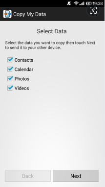 Cómo usar Copiar mis datos para Android a transferencias de iPhone