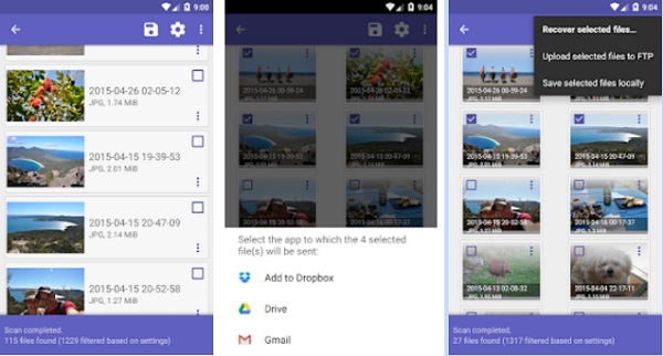 Software de recuperación de datos para Android como diskdigger