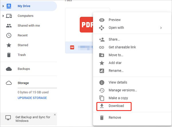 Cómo conectar el teléfono Android con MacBook con Google Drive