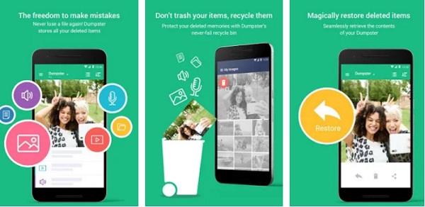 Restaurar archivos Samsung desde la aplicación de recuperación del contenedor