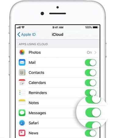 Cómo consultar los mensajes de SMS en línea utilizando la sincronización de iCloud