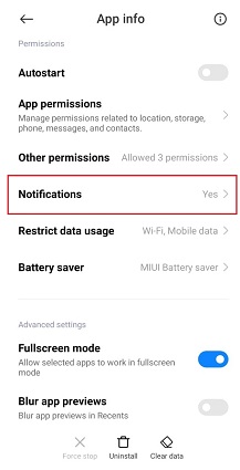 Habilitar notificaciones en WhatsApp