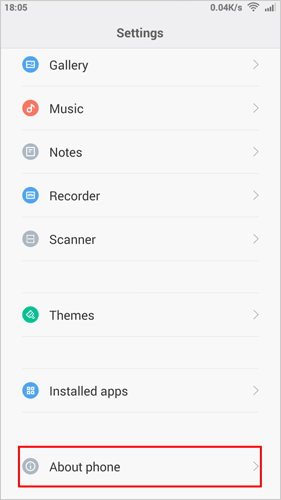 Habilitar la depuración USB en Xiaomi