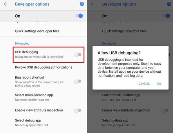 Cómo habilitar la depuración USB en el teléfono Android