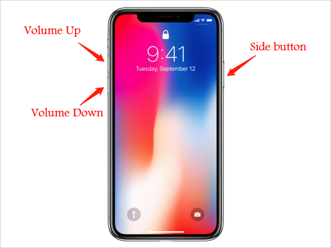 poner el iPhone X en modo de recuperación