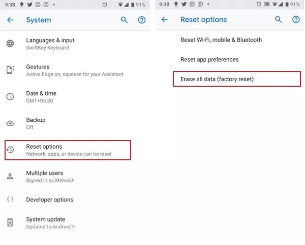 Copia de seguridad de datos de Android a Google Drive