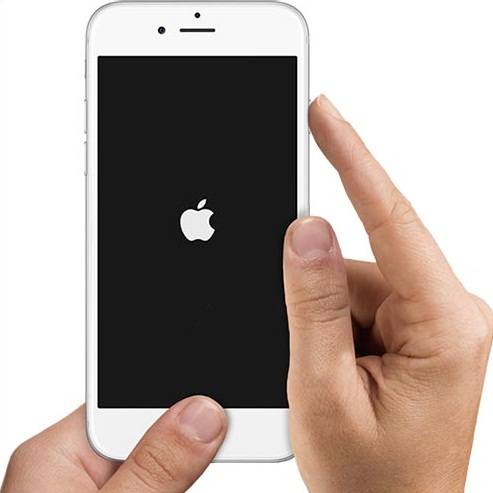 Obtenga iPhone fuera del modo DFU reiniciando iPhone