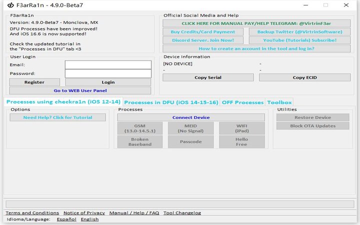 herramienta de bypass de icloud f3arra1n