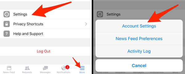 Ajustar las notificaciones de Facebook