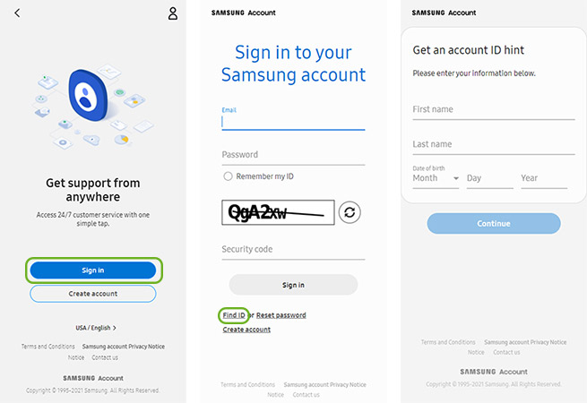 Cómo pasar el bloqueo de la cuenta de Samsung si se olvida la contraseña