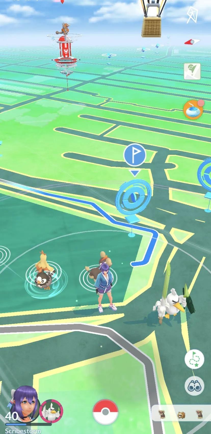 Sigue de una rutas de Zygarde