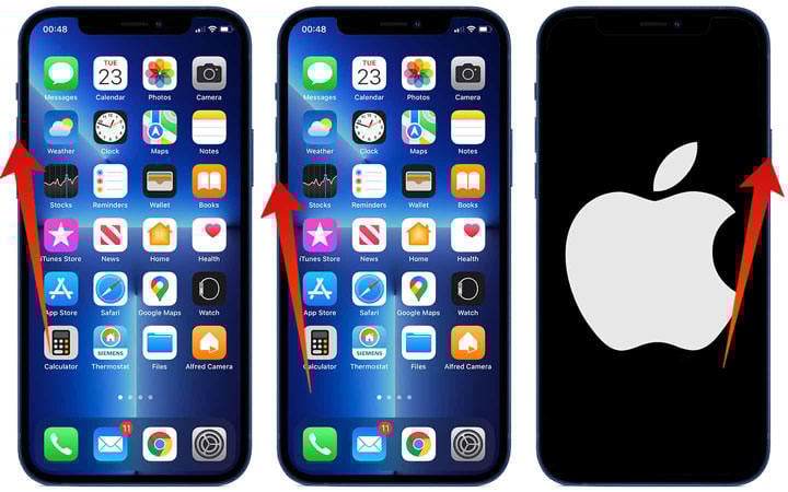 Force reiniciar iPhone