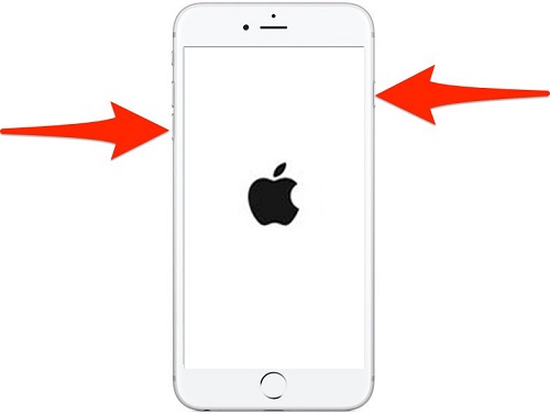 forzar reiniciar iPhone para arreglar el bloqueo de iPhone