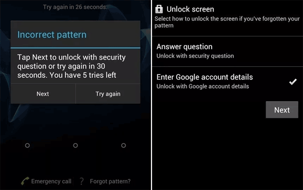 Cómo desbloquear el teléfono OnePlus respondiendo preguntas de seguridad