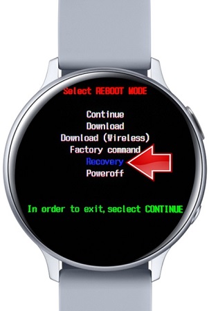 Restablecimiento de fábrica Samsung Galaxy Smartwatch