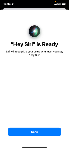Configurar Hey Siri

