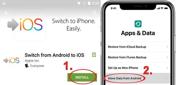 Mover datos de Android