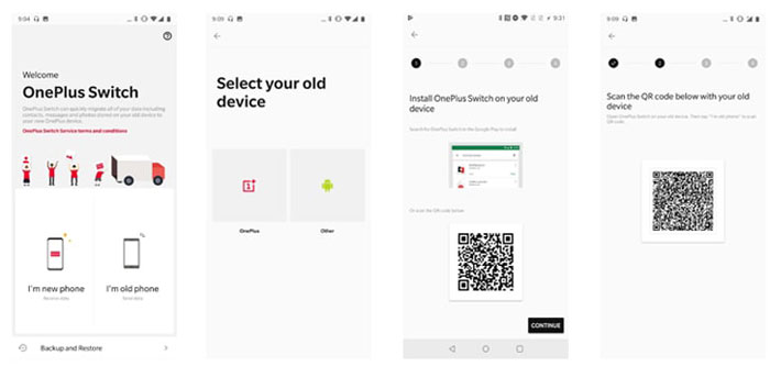 Cómo transferir datos de OPPO a OnePlus con el teléfono clon
