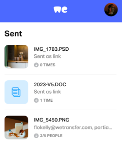 Cómo usar wetransfer