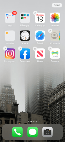Las aplicaciones de iPhone siguen bloqueando - Eliminar aplicaciones