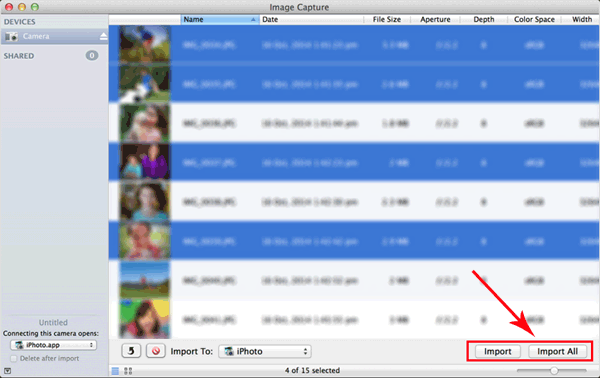 Cómo hacer una copia de seguridad de las fotos de iPhone al disco duro externo con captura de imágenes