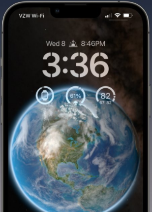 Pantalla de bloqueo de iOS 16