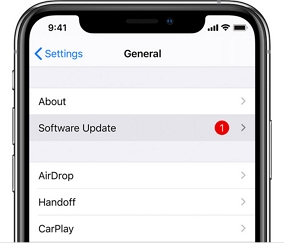 Actualizar el iOS a lo último