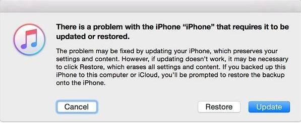 Restaurar iPhone usando iTunes