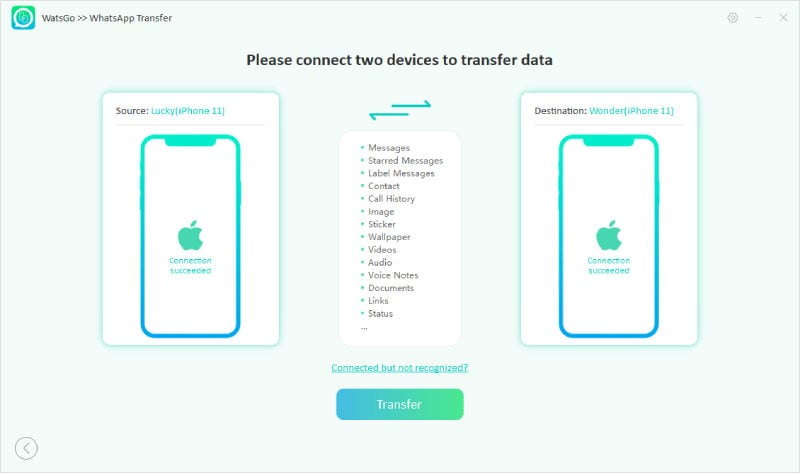 Guía de Watsgo: conecte iPhone y iPhone