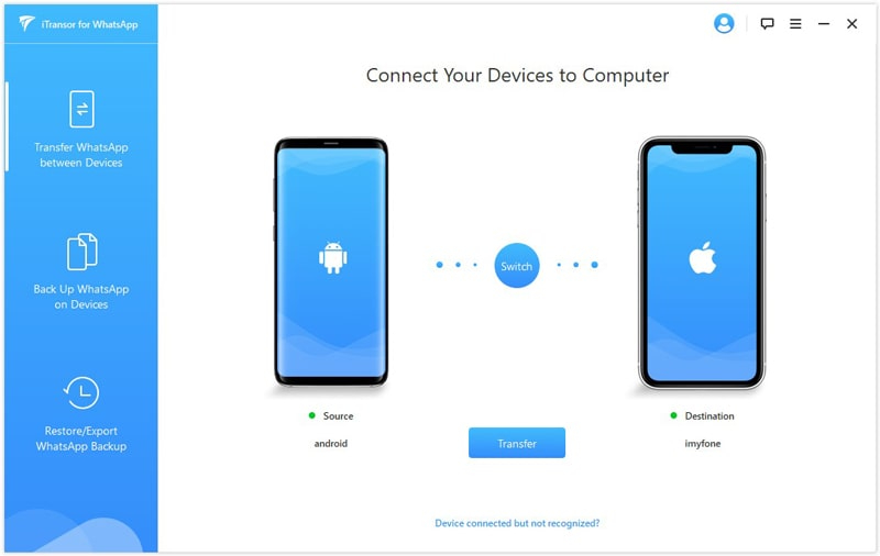 transferencia de whatsapp itransor