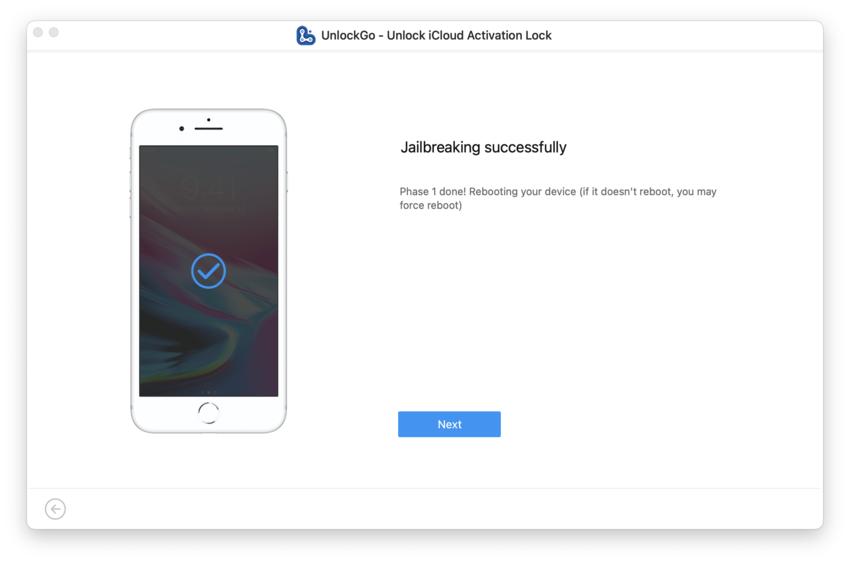dispositivo jailbreak iOS con éxito
