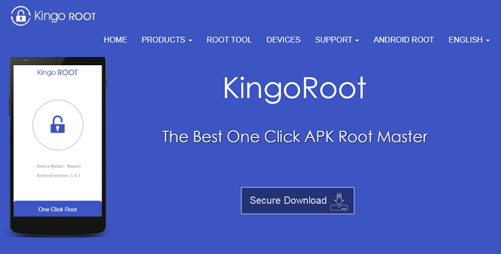 Universal desbloqueador de botas APK - KINGO