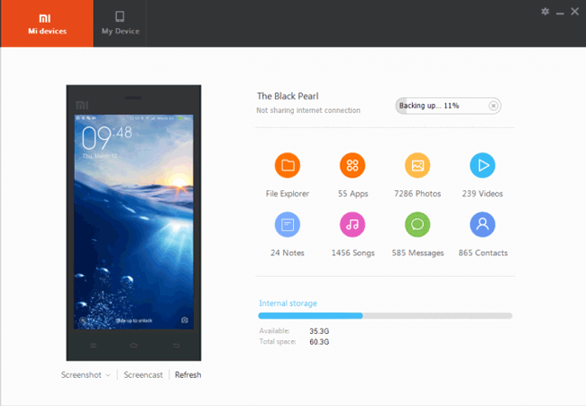 Alternativa a MobileDit como Mi PC Suite