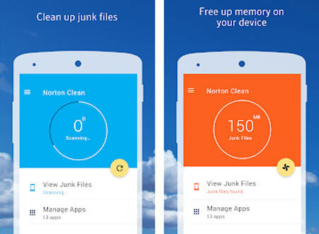 Aplicaciones como Clean Master para Android como Norton Clean