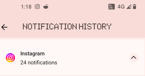 Recuperar los mensajes de Instagram eliminados a través del historial de notificaciones