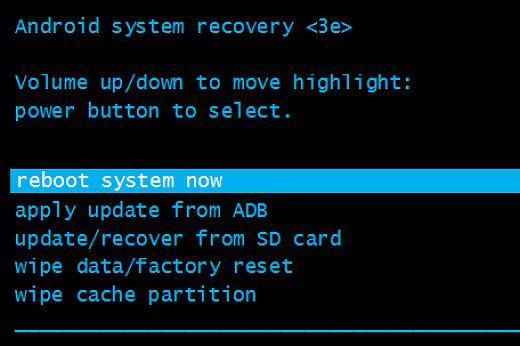 Reiniciar el sistema Android
